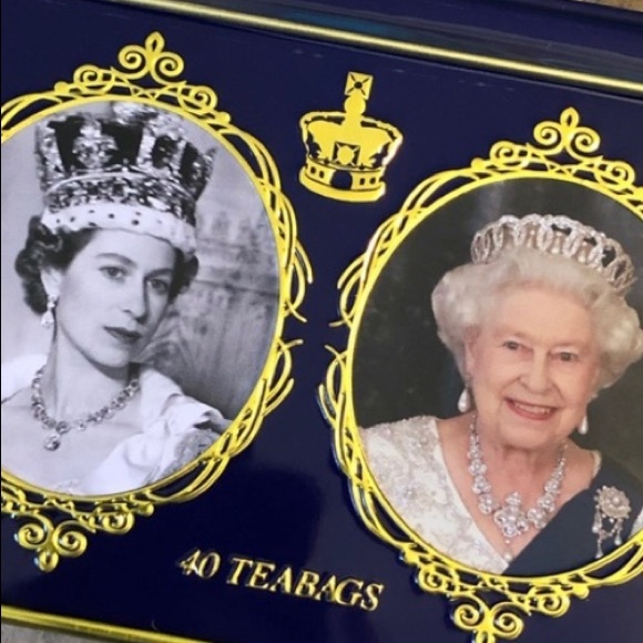 🇬🇧 QUEEN ELIZABETH II ENGLISH BREAKFAST TEA Sealed Tin w/ 40 English teabags ✨ - Picture 5 of 13
